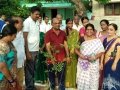 Plantation of saplings by Sri Bhavarlal jain, Hon President of Jain Merchants and Bankers association, Kakinada.