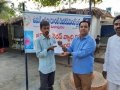 Distribution of Corona virus preventive medicines at Umar Alisha Public school