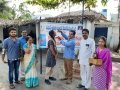 Distribution of Corona virus preventive medicines at Umar Alisha Public school