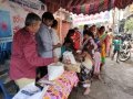 Distribution of Coronavirus preventive homeo medicine at Kobbarithota,Visakhapatnam
