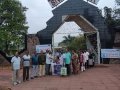 Distribution of coronavirus preventive medicine at Sivaji park visakhapatnam
