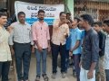 Homeopathy preventive medicine distributed by UARDT at Municipal High School (O.B.S), Pithapuram on 04-March-2020