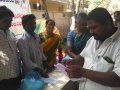 Coronavirus preventive medicine distributed by UARDT at Vallurupalle Village on 12-March-2020