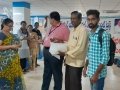 Coronavirus preventive medicine distributed by UARDT at SBI Branch, Pithapuram on 13-March-2020