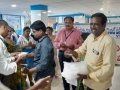 Coronavirus preventive medicine distributed by UARDT at SBI Branch, Pithapuram on 13-March-2020