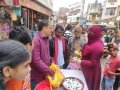 Coronavirus preventive medicine distributed by UARDT at Police Pole, Alinagar Chowk, Gorakhpur on 14-March-2020