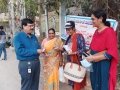Coronavirus preventive medicine distributed by UARDT at Ramalayam, Opposite Jayabheri Towers, Kondapur, Hyderabad on 14-March-2020