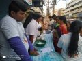 Coronavirus preventive medicine distributed by UARDT at Sri Manga Tiffin Center, Indiranagar, Hyderabad on 15-March-2020