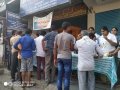 Coronavirus preventive medicine distributed by UARDT at Sri Manga Tiffin Center, Indiranagar, Hyderabad on 15-March-2020