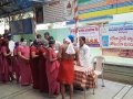 Coronavirus preventive medicine distributed by UARDT at Sripada Srivallabha Maha Samsthanam, Pithapuram on 15-March-2020