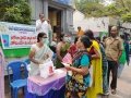Coronavirus preventive medicine distributed by UARDT at Sri Jagannatha Swamy Temple, Visakhapatnam on 18-March-2020