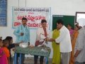 Dr. Umar Alisha, Chairman UARDT, giving Swine Flu preventive medicine  at Pithapuram on 27-Aug-2009