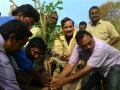 Dr.Umar Alisha, Chairman of UARDT planting the tree at Bheemunipatnam, VisakhaPatnam District