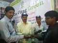 Vishakhapatnam Addl. Joint Collector sri G. Venkata Reddy, distributing SWINE FLU Preventive medicine on 24 Jan 2015 at RK beach