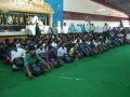 Dr.Umar Alisha, UARDT chairman, ​distributed school bags to 125 students of R.R.BH.R BC boys hostel pithapuram on the occasion of Guru Pournami at Sri Viswa Vizanan Aadhyatmika Peetham new Ashram Premises