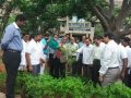 Second phase of plantation in AU campus. DR G S N Raju, Vice Chancellor Prof,  V Uma Maheswara Rao , Registrar, Prof E A Narayana, Rector, AU Arts College Principal, Prof M. sundara Rao, Dr Ananda Kumar Pingali, UARDT Convener and trust volunteers have participated