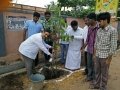 Plantation in Pithapuram as part of the Make Pithapuram Green Initiative