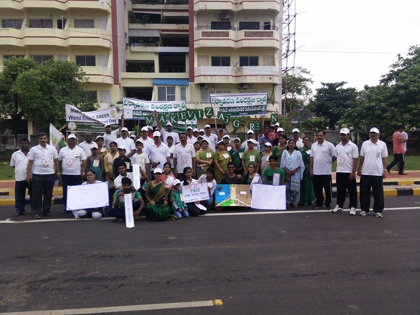 World Environment Day Rally at RK Beach, Visakhapatnam