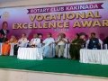 Rotary Excellence Award to Dr Umar Alisha by Rotary Club Kakinada at Surya Kalamandiram, Kakinada on 2nd October 2017