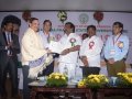 Dr Umar Alisha, Umar Alisha Rural Development Trust, receiving Biodiversity Conserver Award from Shri Sidda Raghava Rao, Hon'ble Minister of Environment, Forests, Science & Technology, Government of Andhra Pradesh