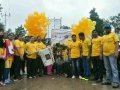 Gold  walk for child cancer awareness -2016 - Sathguru Dr.Umar Alisha flagged off the Rally at Viskhapatnam.