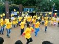 Flash Mob by students in Go Gold India 2016