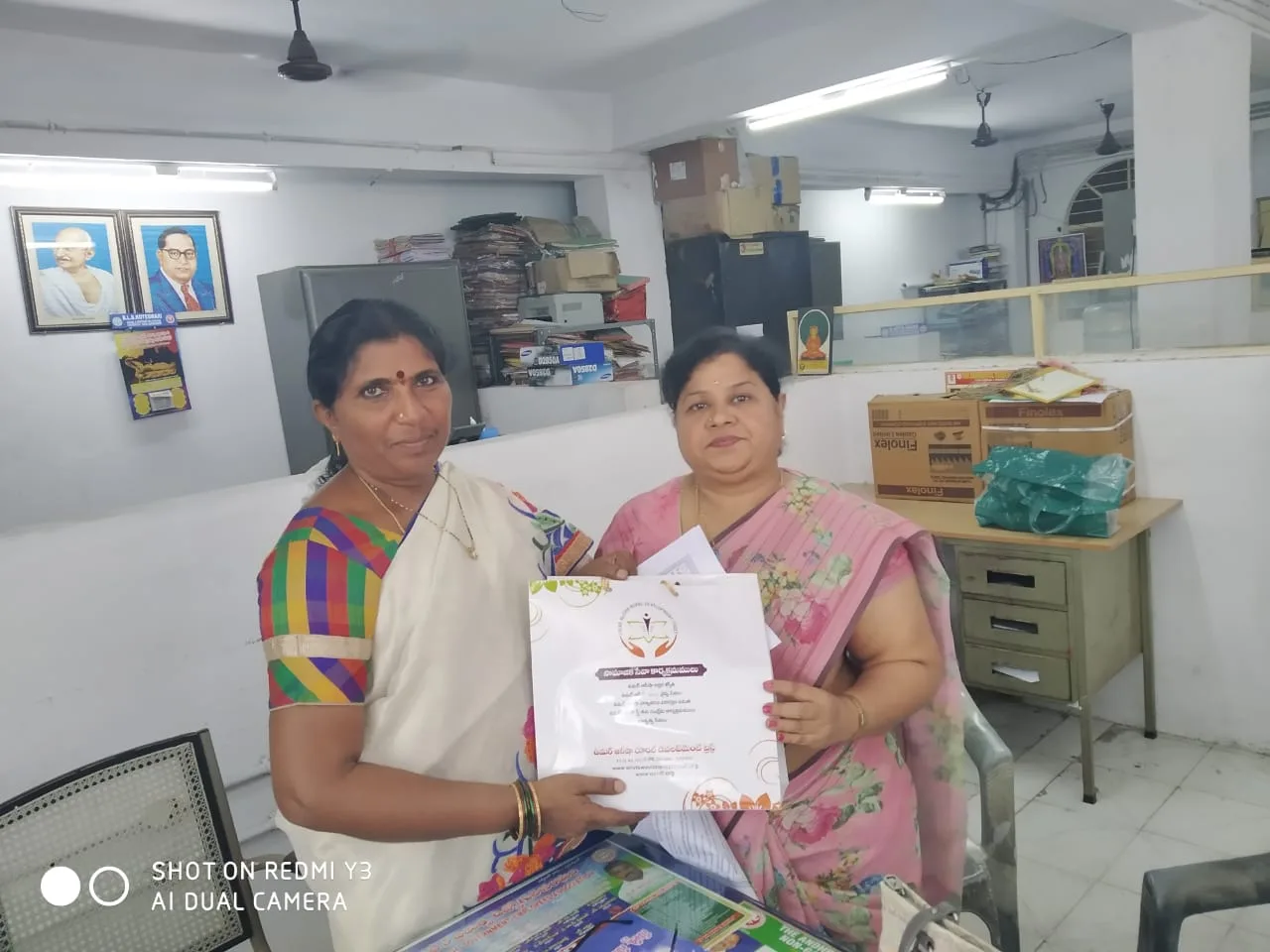 Coronavirus preventive medicine distributed by UARDT at Commercial Tax Office, Vijayawada on 27-Feb-2020