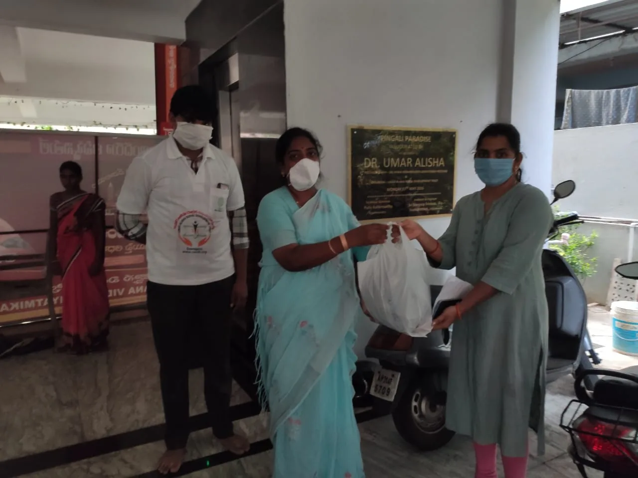 UARDT distributed Vegetables to ward volunteers at Akkayyapalem ward in Visakhapatnam on 30-Apr-2020
