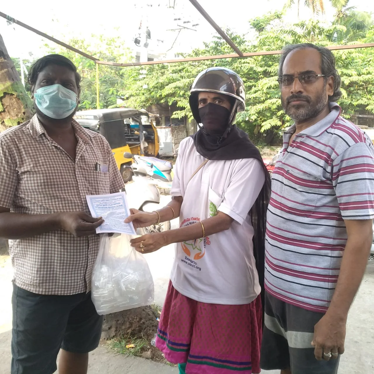 Coronavirus preventive medicine distributed by UARDT at Visakhapatnam on 02-April-2020