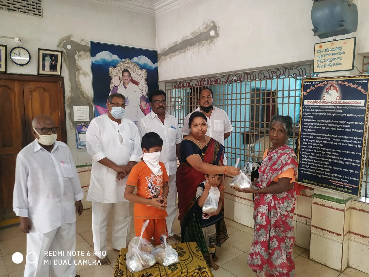 UARDT distributed free food at Attili Ashram on 18-May-2020