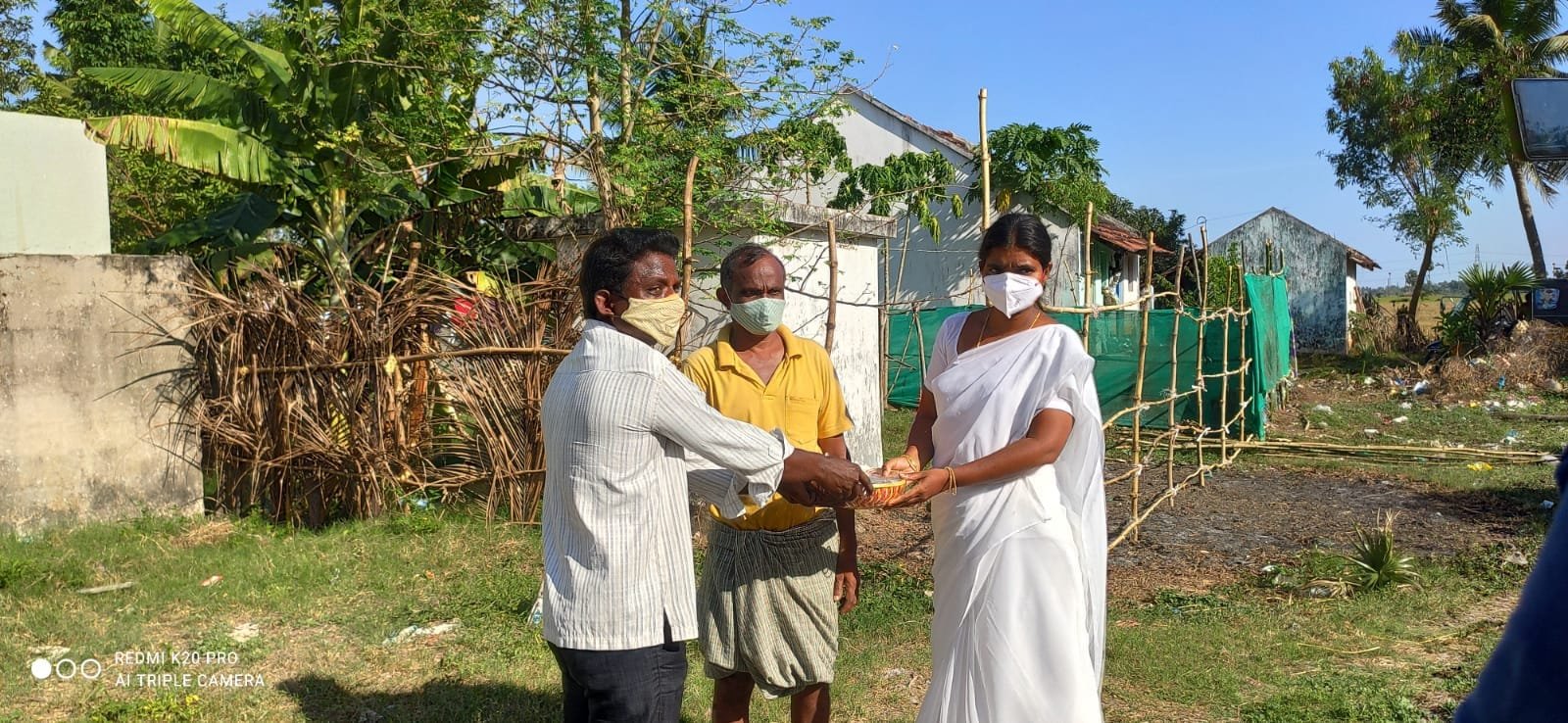 UARDT donated Covid-19 Care Kit to 20 Beneficiaries in Vallurupalem – 06th June 2021