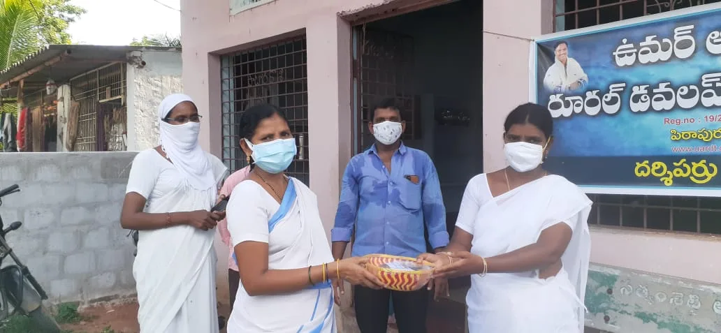 UARDT donated Covid-19 Care Kit to 20 Beneficiaries in Darsiparru – 08th June 2021