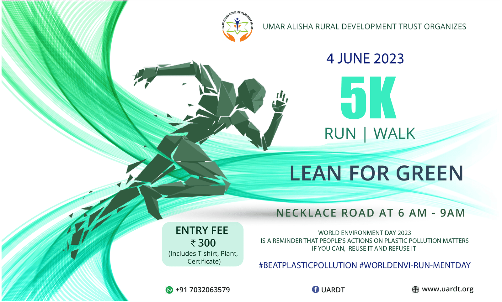 2023 World Environment Day | 5K Run Hyderabad | 4 June 2023