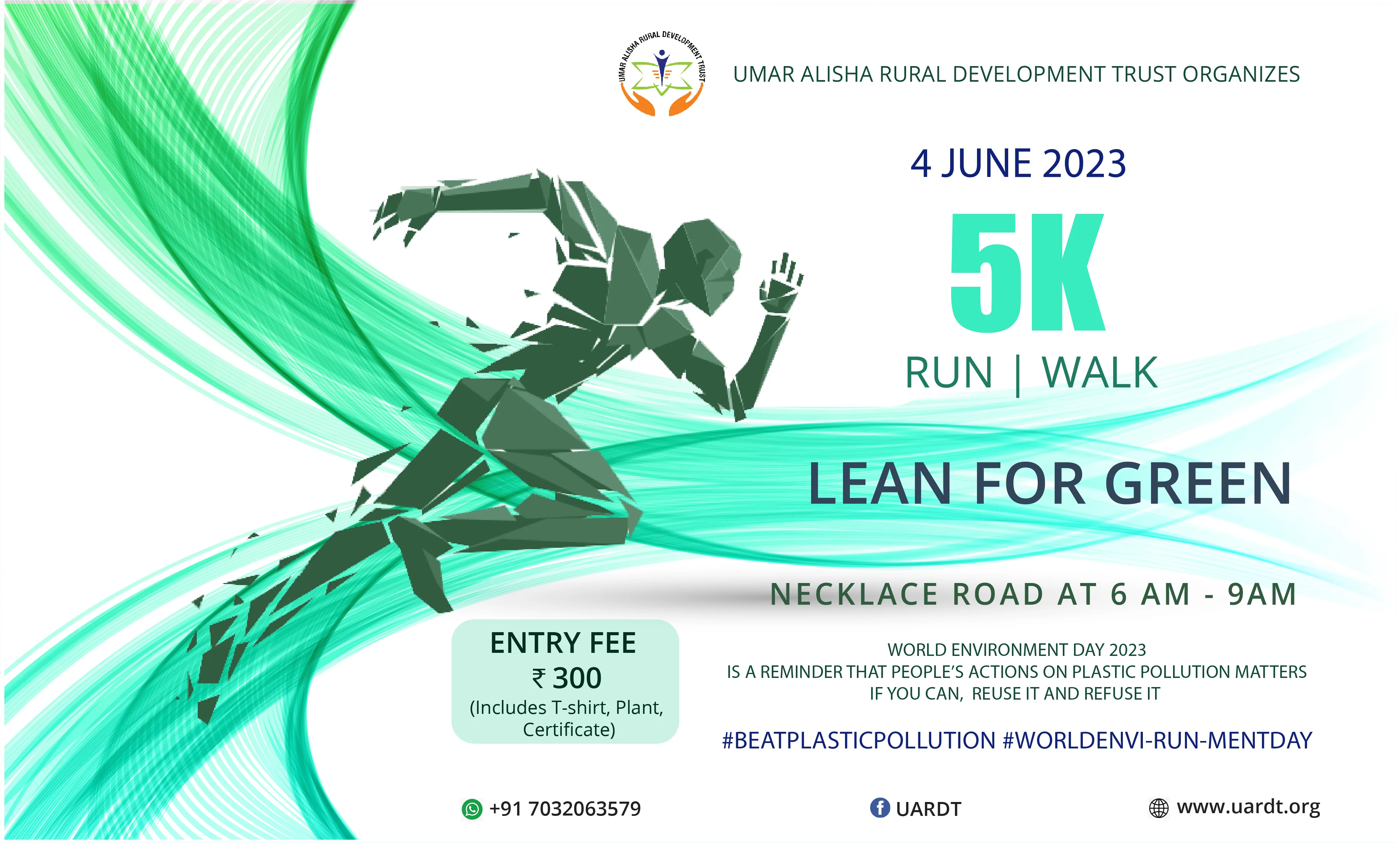 2023 World Environment Day | 5K Run Hyderabad | 4 June 2023