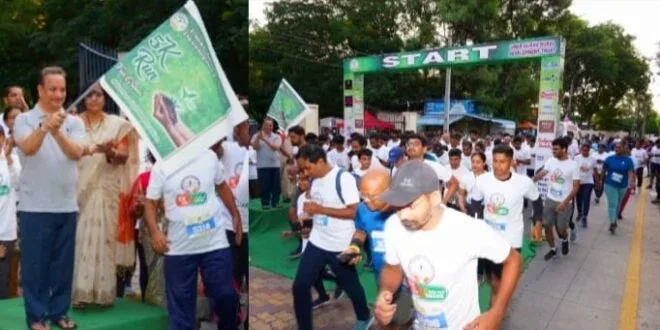 उमर अलीशा ग्रामीण विकास ट्रस्ट ने किया हैदराबाद में 5 के दौड़ का आयोजन