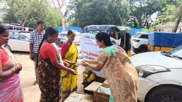 Food donation at NIMS, Punjagutta