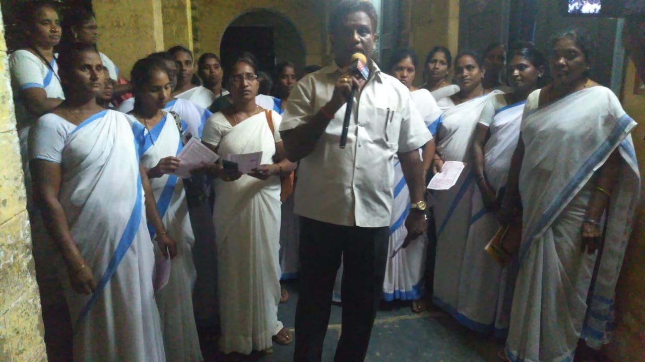 Coronavirus preventive medicine distributed by UARDT at ASHA workers meeting, Tahsildhar Office, Tadepalligudem on 06-March-2020