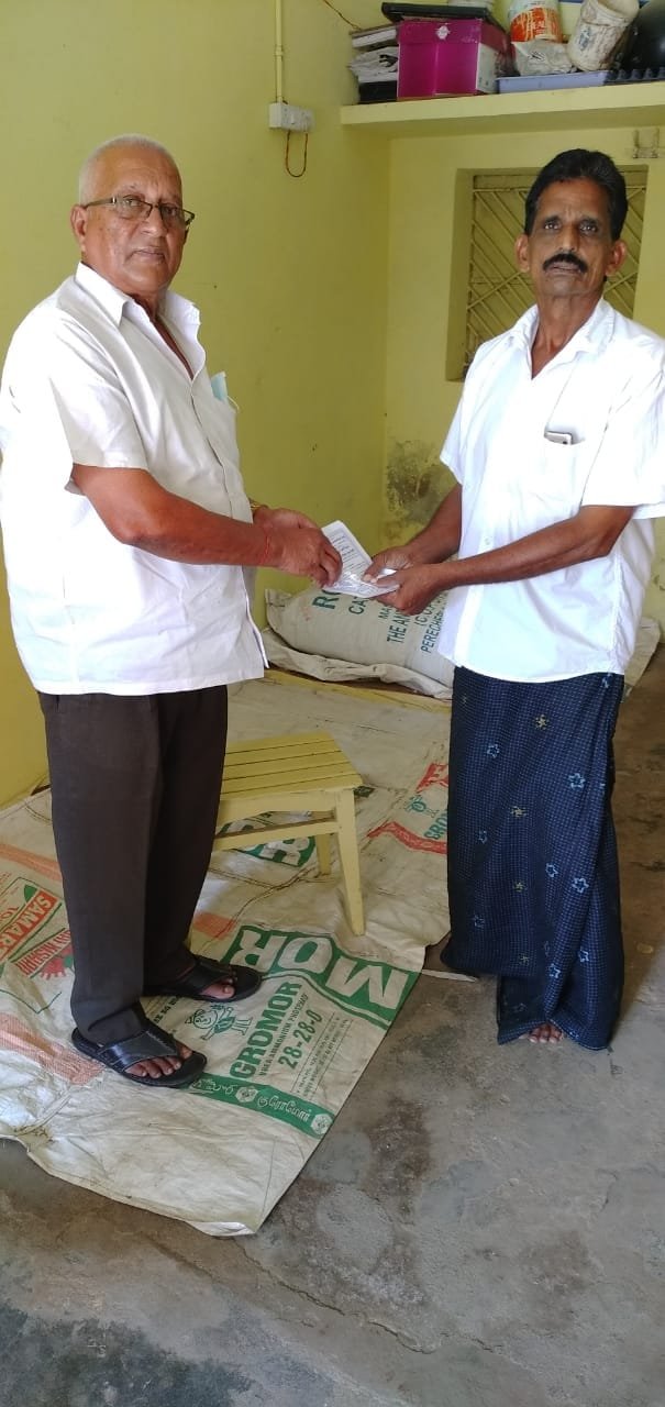 Coronavirus preventive medicine distributed by UARDT at Duvva village, Tanuku Mandal on 25-March-2020 and 26-March-2020