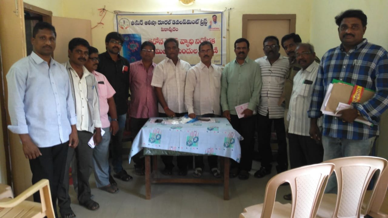Coronavirus preventive medicine distributed by UARDT at N.G.O Society, Tadepalligudem on 21-March-2020