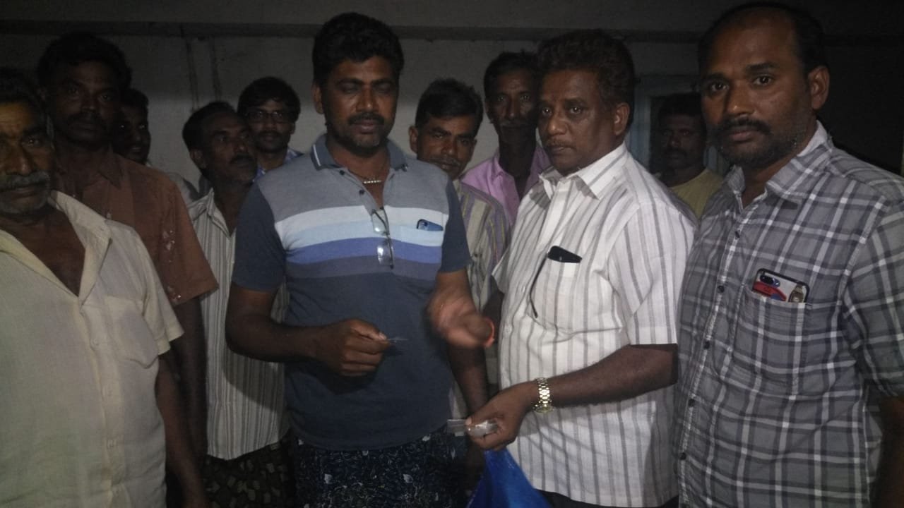 Coronavirus preventive medicine distributed by UARDT at Uppakapadu Village, Unguturu Mandal on 04-March-2020