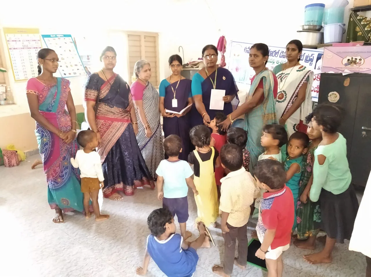Coronavirus preventive medicine distributed by UARDT to people, students, Teachers at Z.P.High School, Anganwadi Centers, Khandavilli, Varighedu, Annavarappadu, Malleswaram, Kadimpadu Villages on 02-March-2020