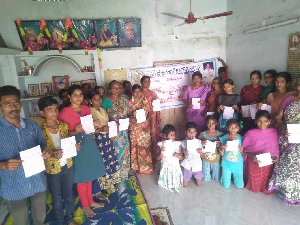 Coronavirus preventive medicine distributed by UARDT at Ravipadu Peetham Ashram, Ravipadu Village on 21-March-2020