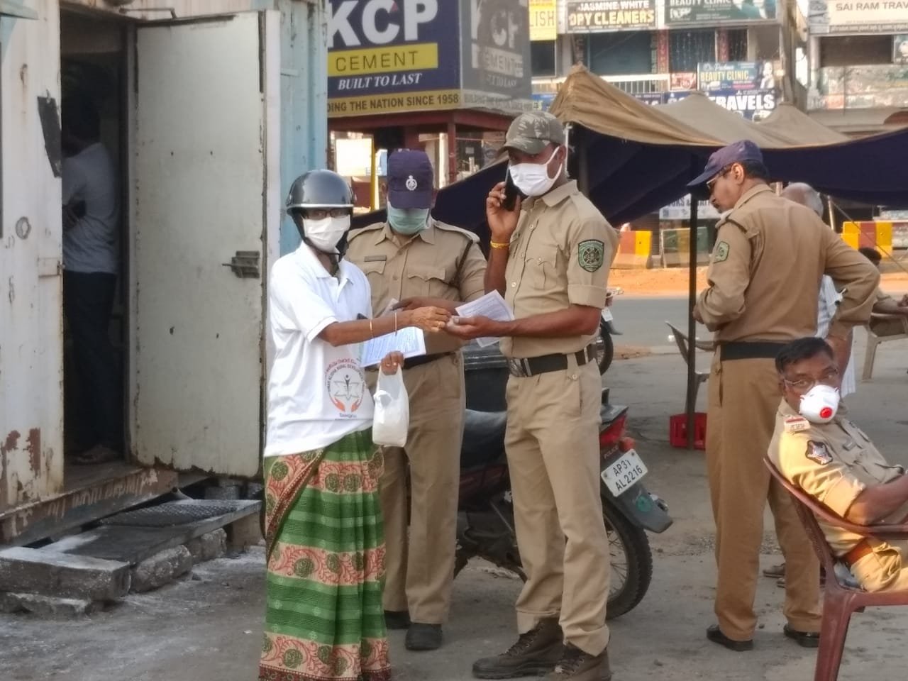 Coronavirus preventive medicine distributed by UARDT at Visakhapatnam on 01-April-2020