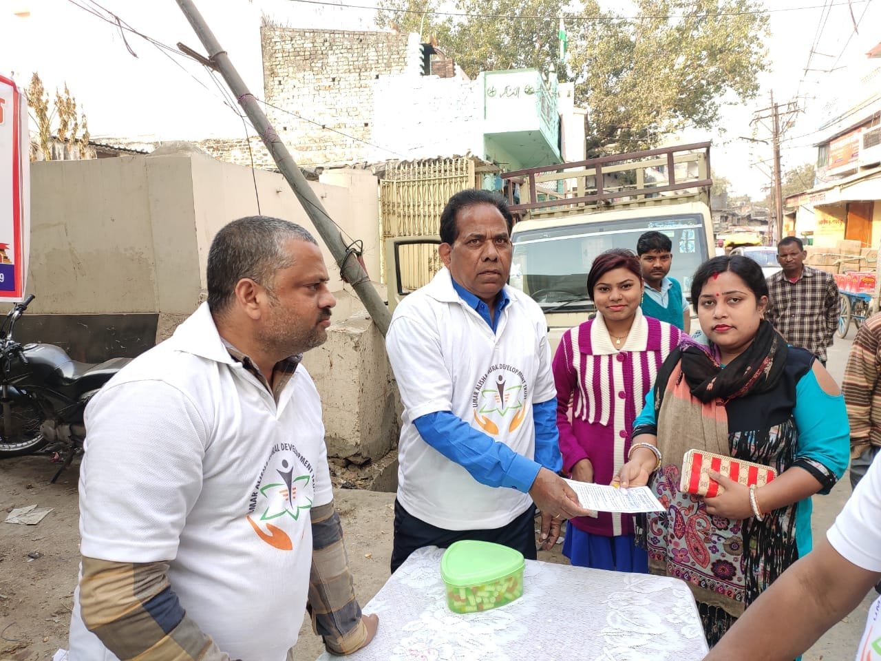 Coronavirus preventive medicine distributed by UARDT at Galla Mandi, Khoonipur, Gorakhpur on 19-Feb-2020