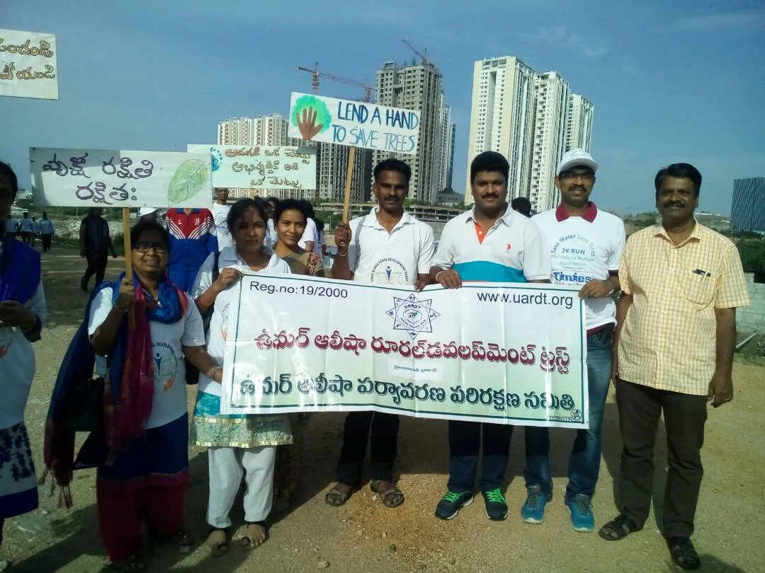 Save Water Save Trees event at Panchavathi colony, Manikonda